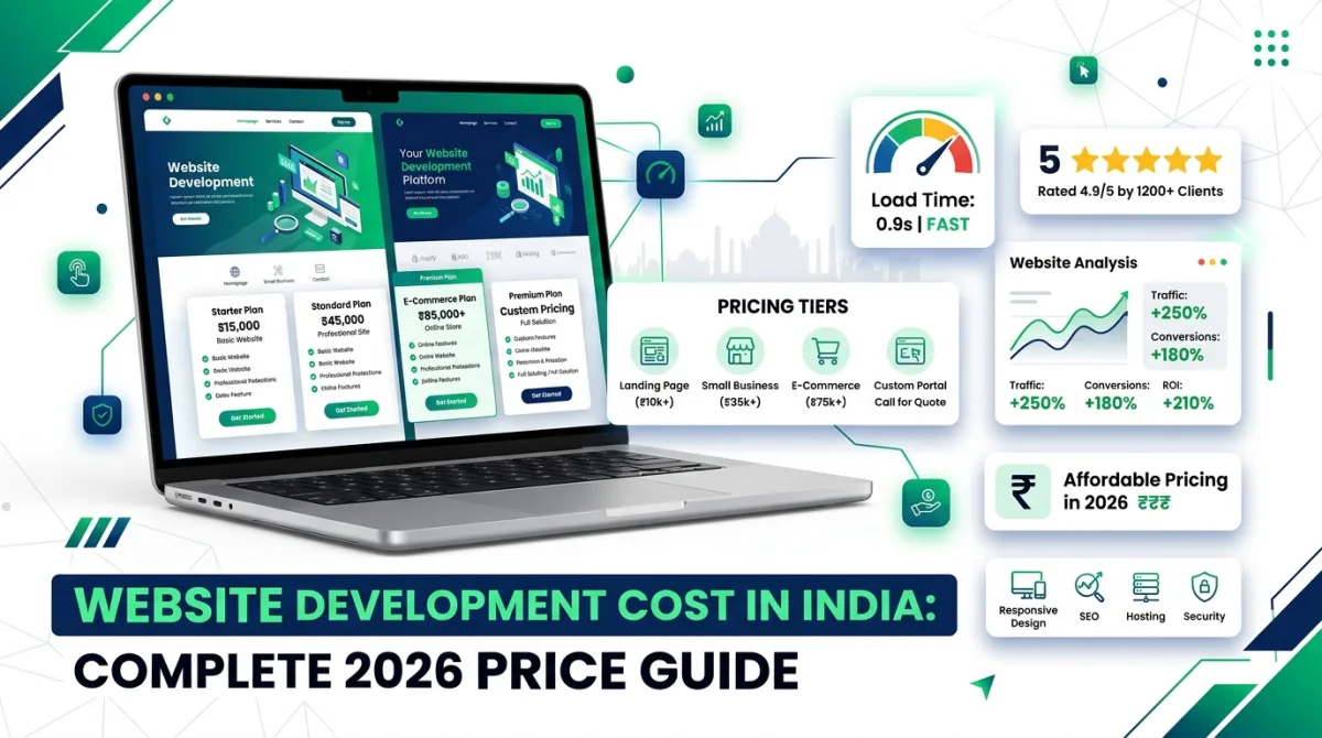 How Much Does Website Development Cost in India? (Complete 2026 Price Guide)